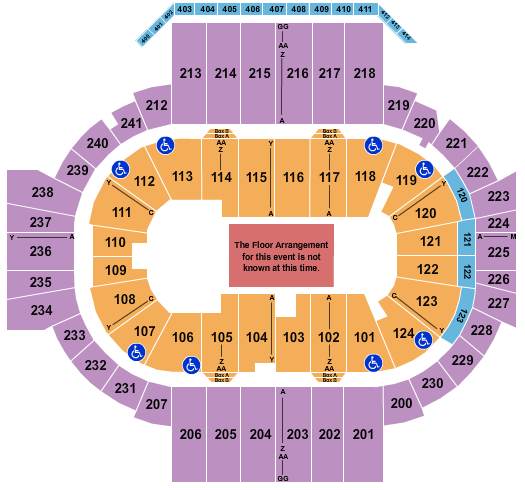 PeoplesBank Arena Cardi B Seating Chart